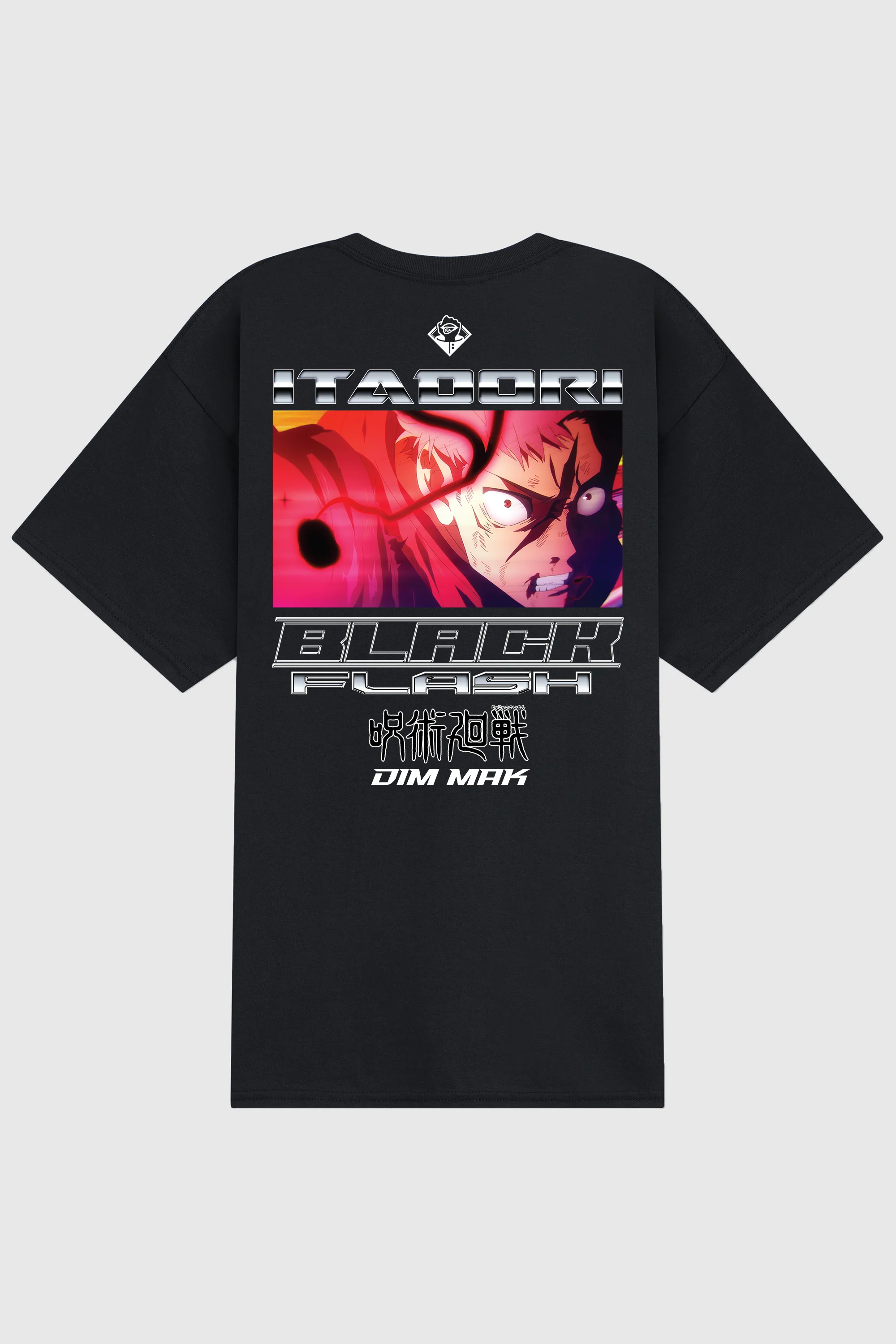 Dim Mak x Jujutsu Kaisen - Flash Yuji Tee - Black