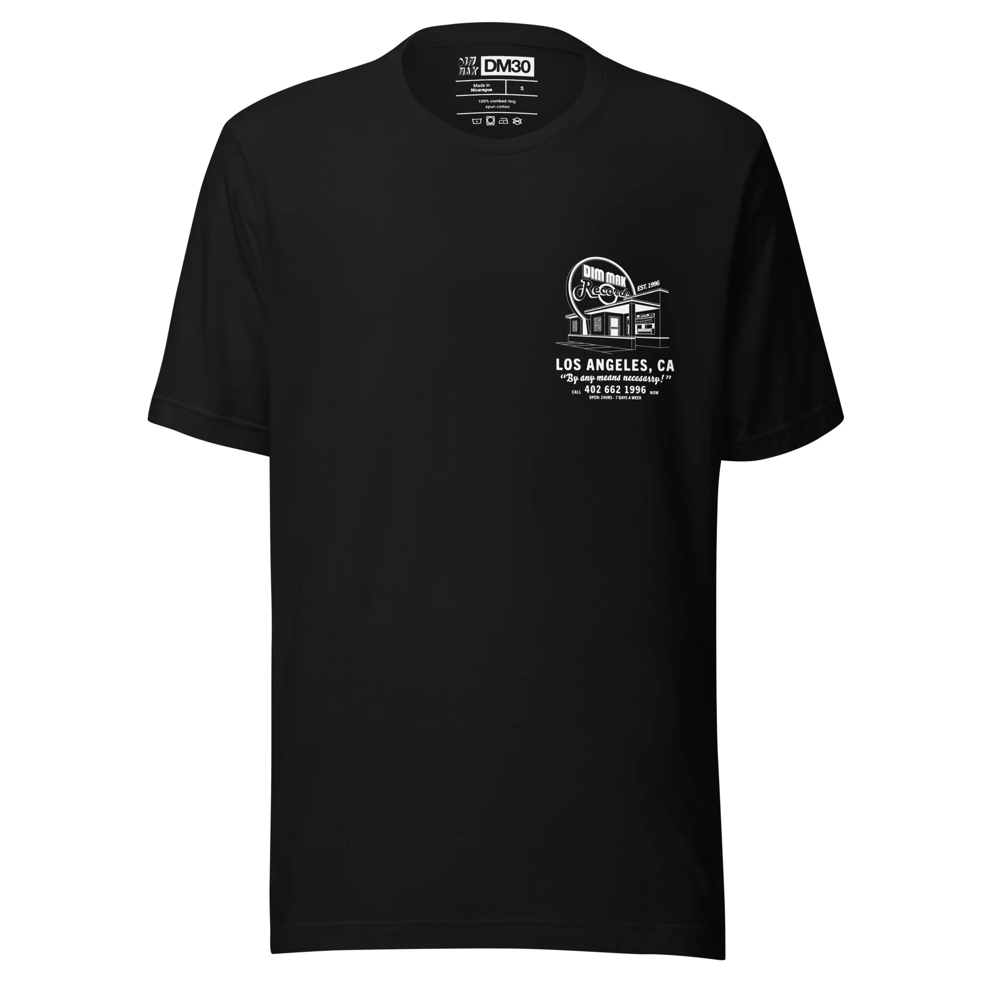 DM30 - Dim Mak Record Store Tee - Black