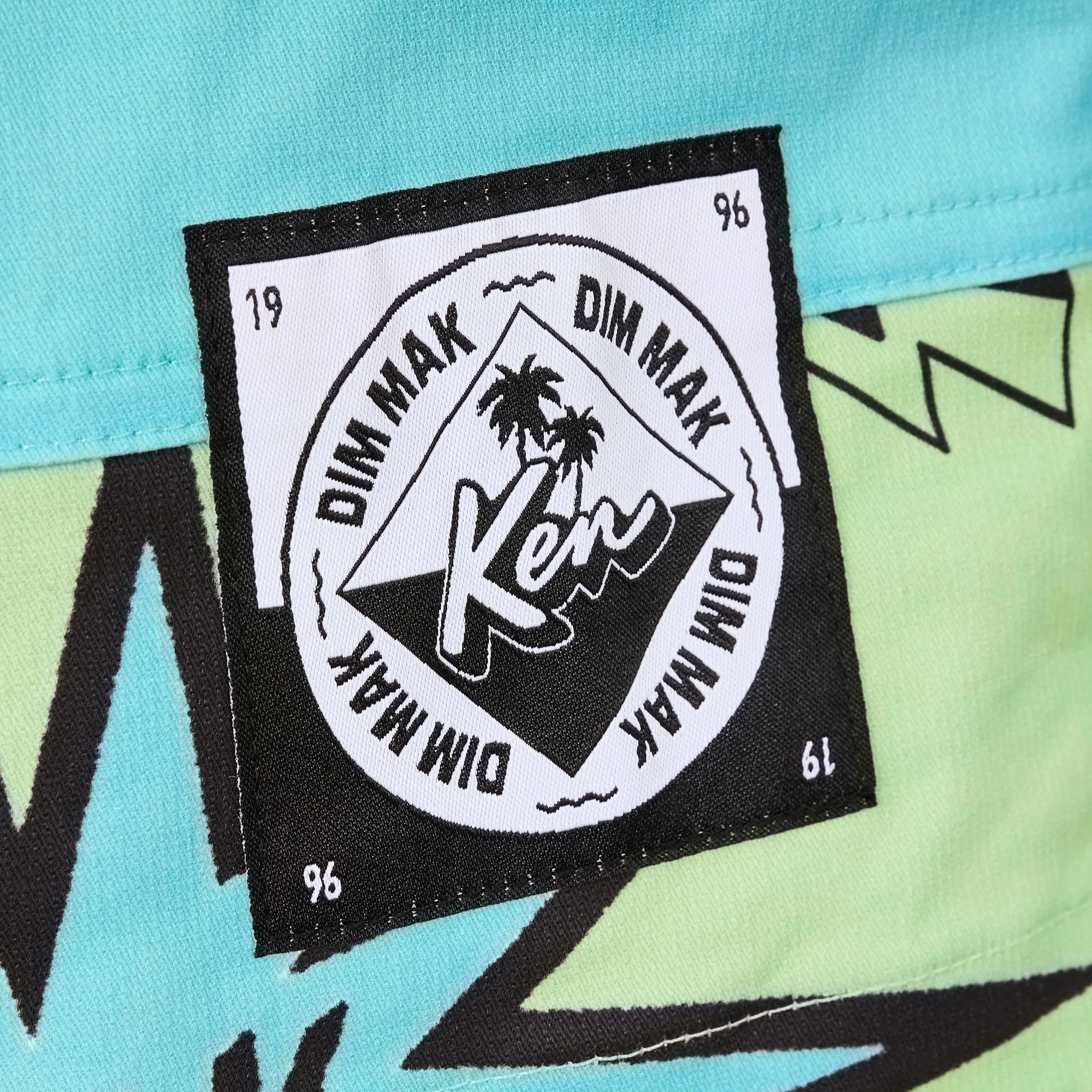 Ken™ x DIM MAK COLLECTION® - 80s Neon Print Board Shorts - Image 3