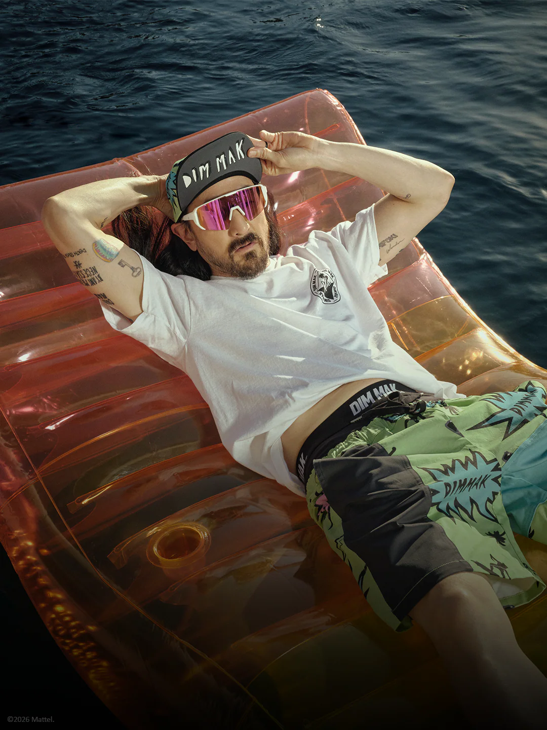 Ken™ x DIM MAK COLLECTION® - 80s Neon Print Board Shorts - Image 5