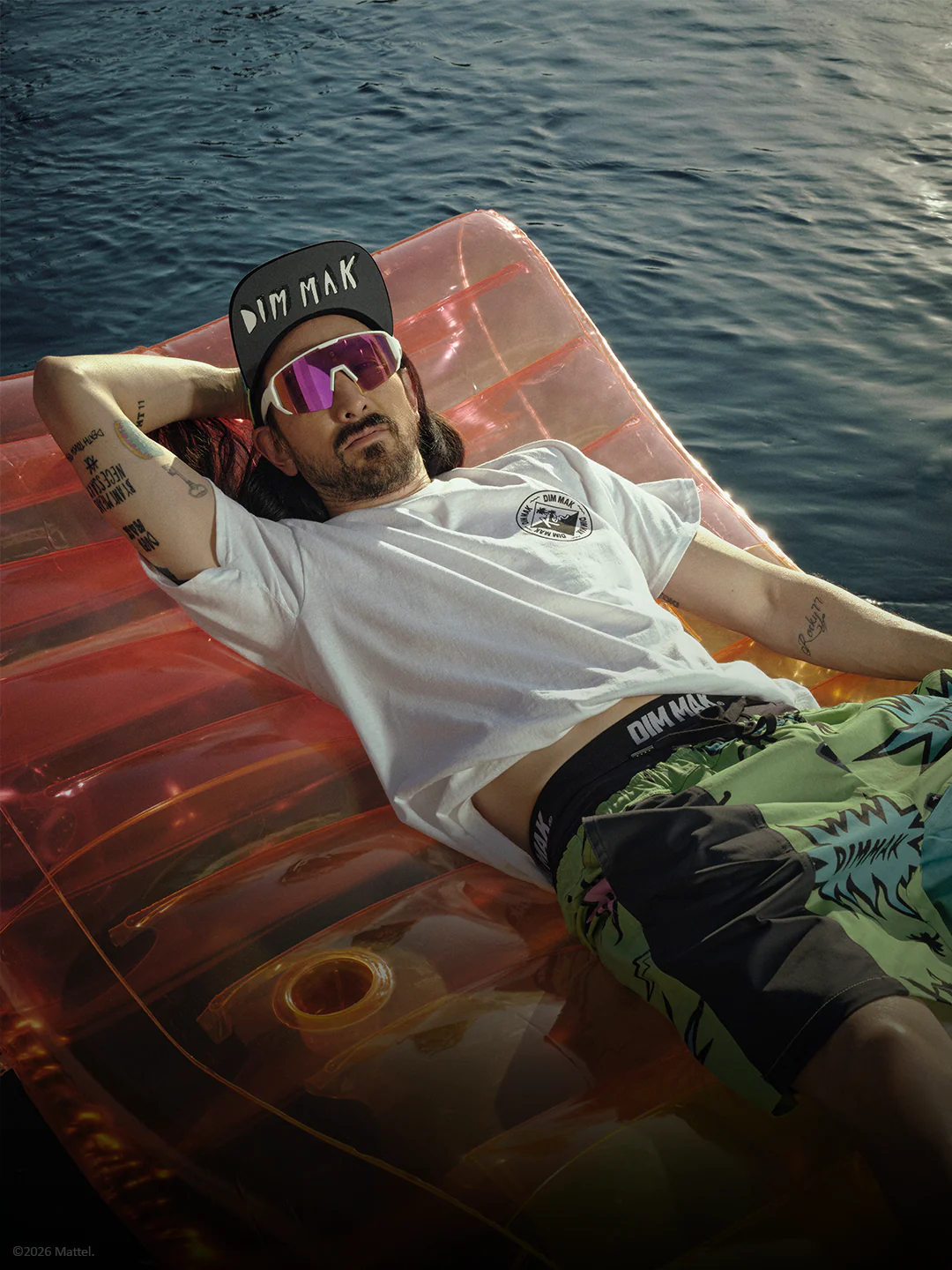 Ken™ x DIM MAK COLLECTION® - 80s Neon Print Board Shorts - Image 6