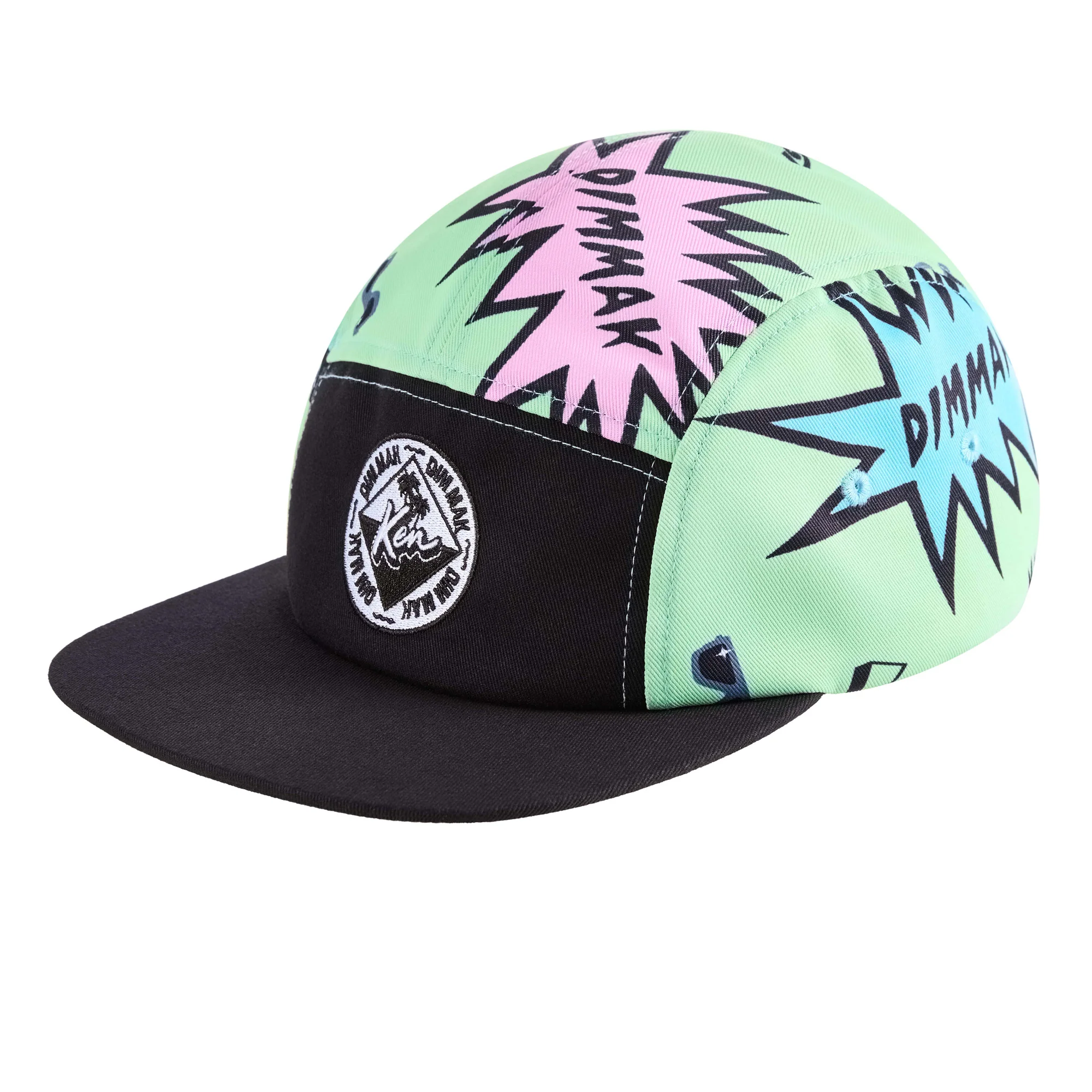 Ken™ x DIM MAK COLLECTION® - 80s Neon Print 5-Panel Hat - Image 3