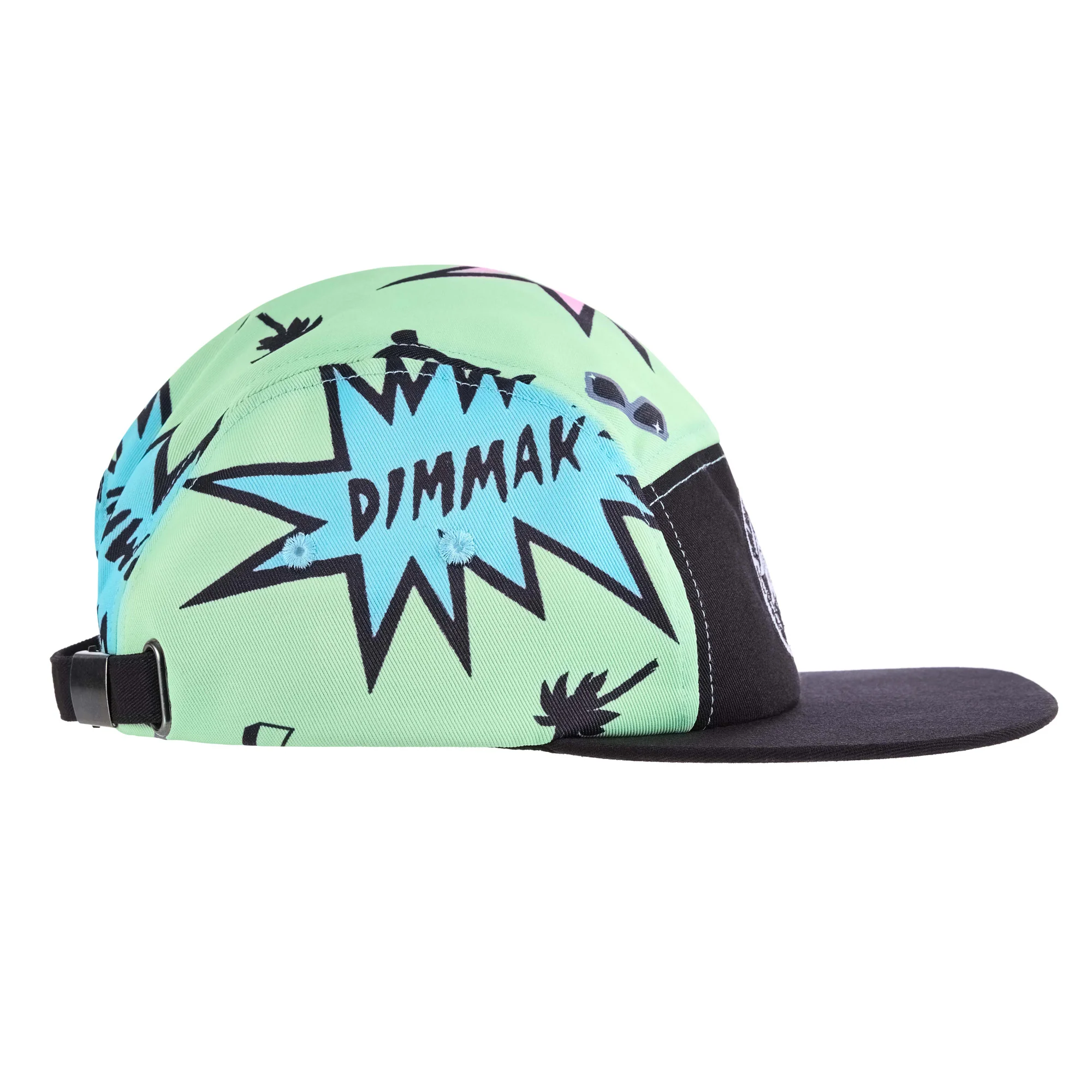 Ken™ x DIM MAK COLLECTION® - 80s Neon Print 5-Panel Hat - Image 5