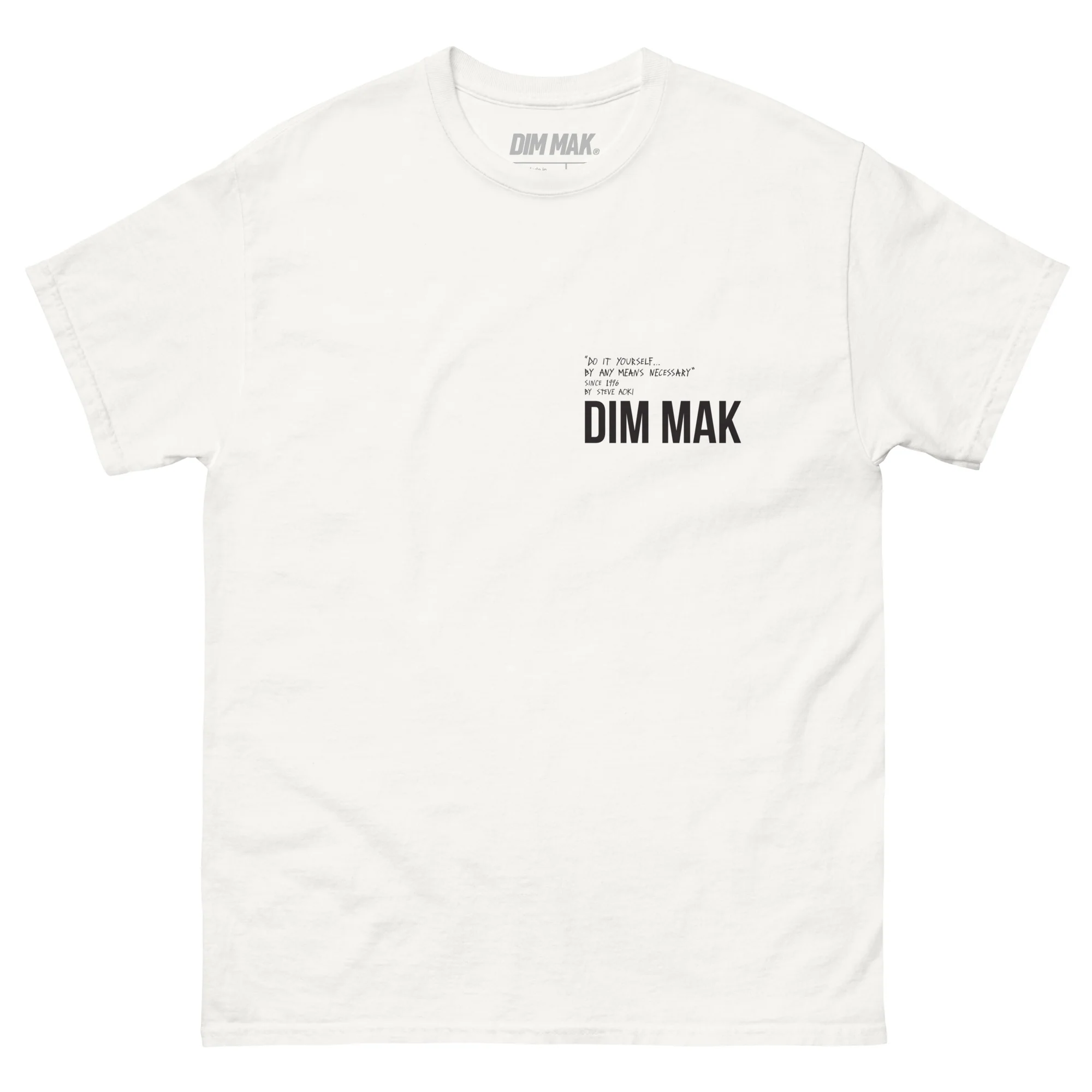 Dim Mak Essential 2.0 Short Sleeve Tee - White
